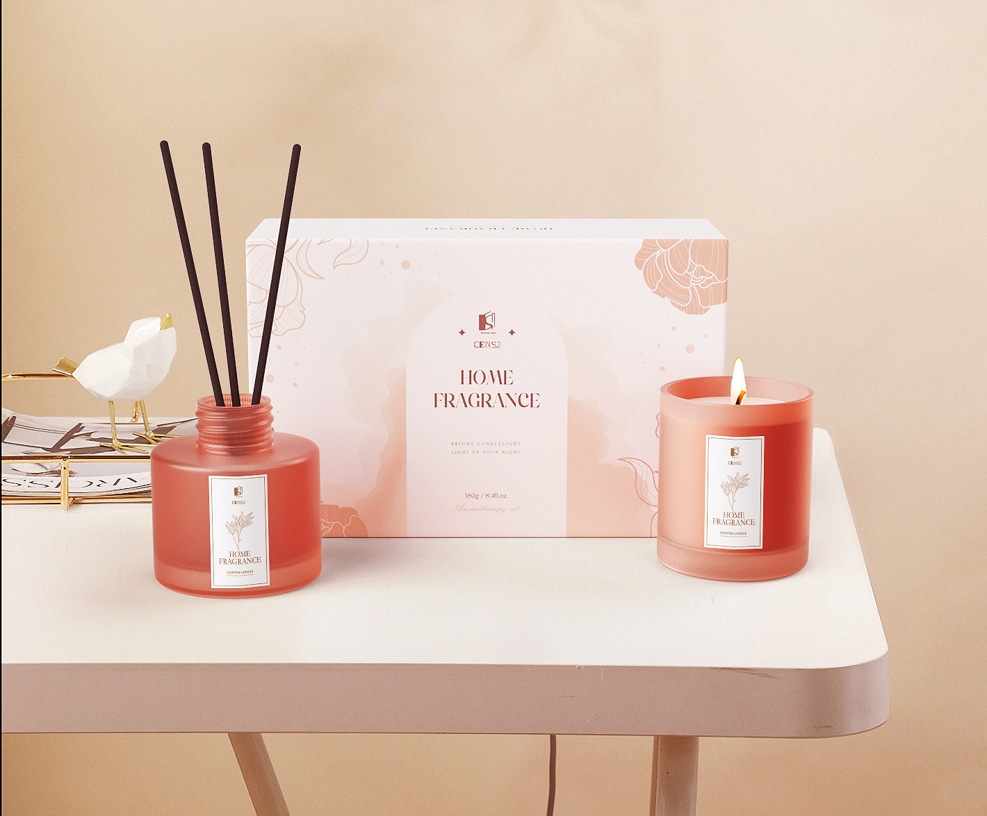 100g Red Pink Mother's Day Fragrance Set
