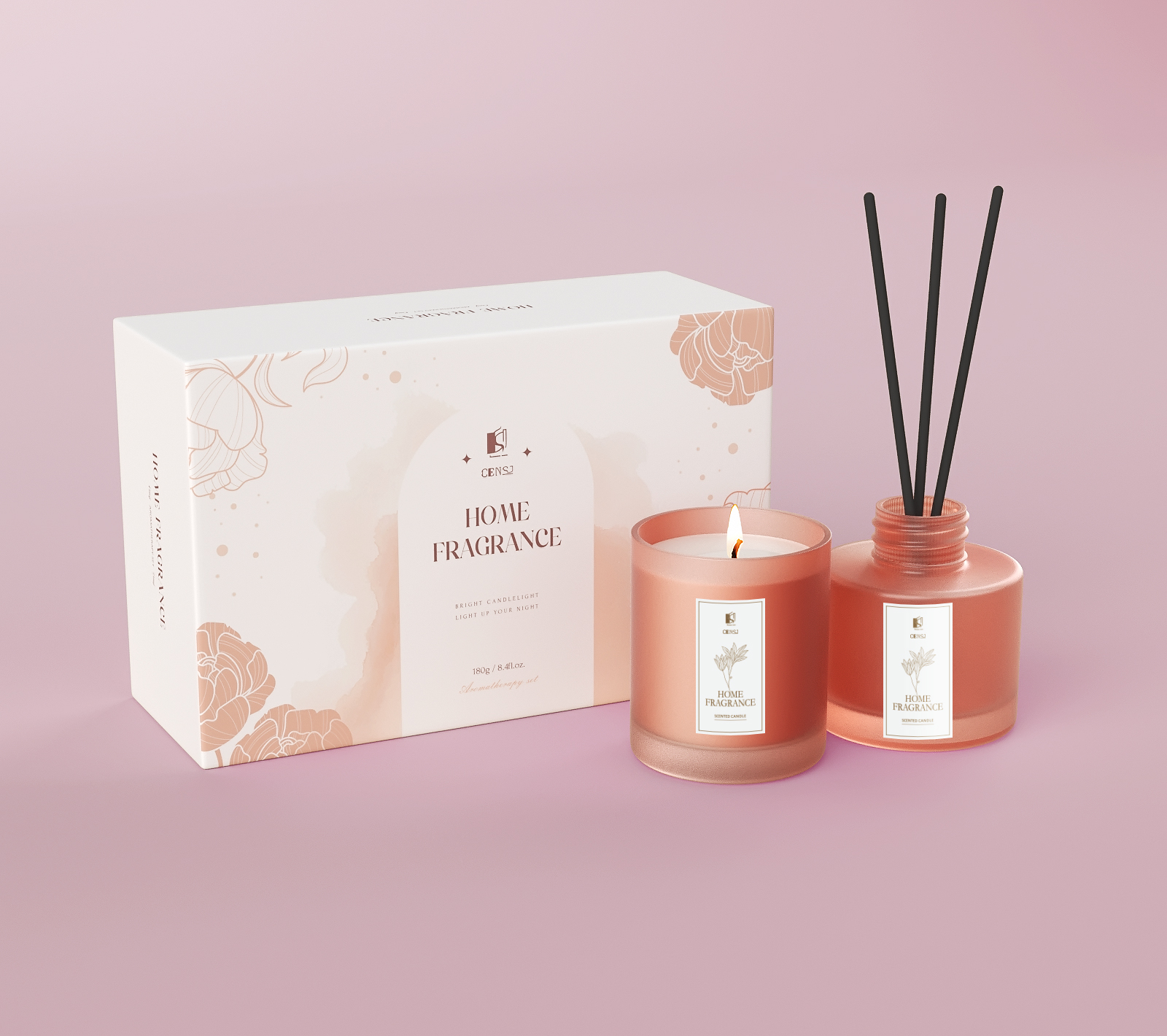 100g Red Pink Mother's Day Fragrance Set