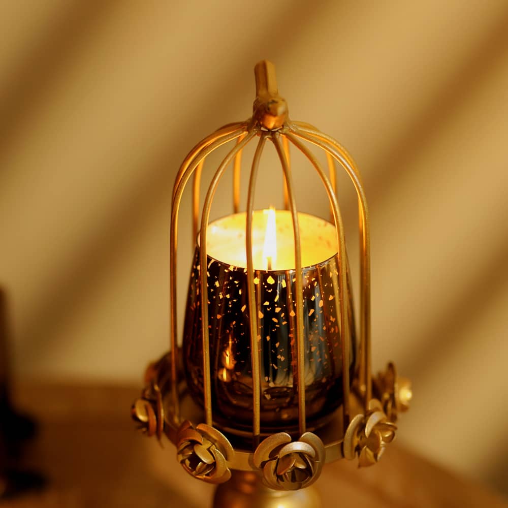 260g Electroplating Process Egg Shaped Candle Jar Aromatherapy Candle